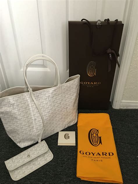 white goyard st louis pm|goyard st louis price.